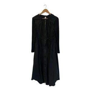 Unaya Dress Modest Black Women's Size Large L Zipper